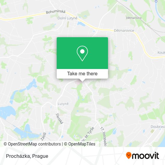 Карта Procházka