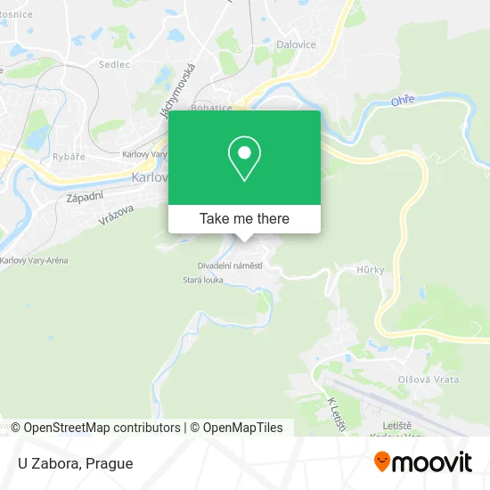 Карта U Zabora