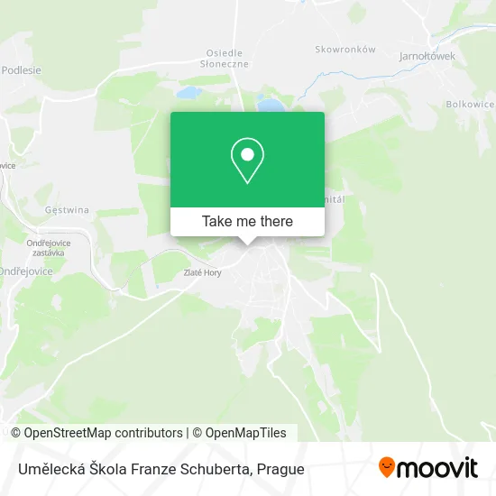 Карта Umělecká Škola Franze Schuberta