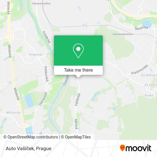 Auto Vašíček map