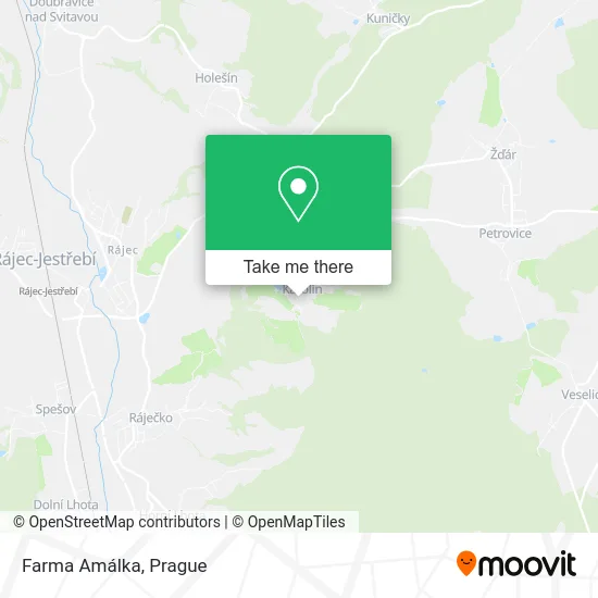 Farma Amálka map