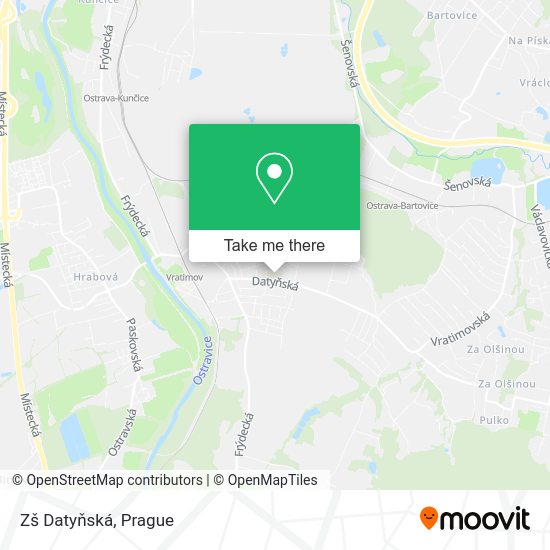 Карта Zš Datyňská
