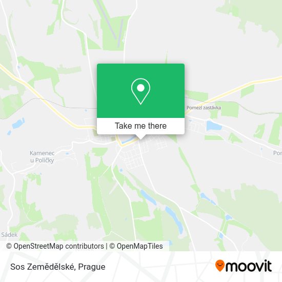 Sos Zemědělské map