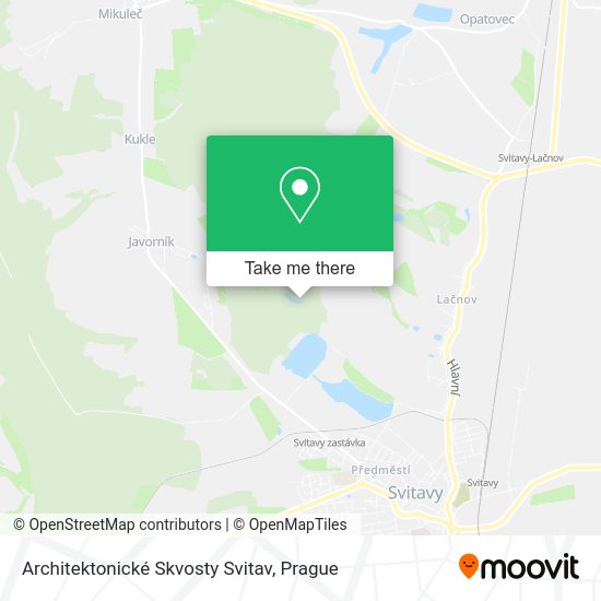 Architektonické Skvosty Svitav map