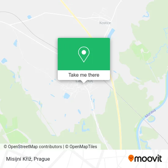 Карта Misijní Kříž