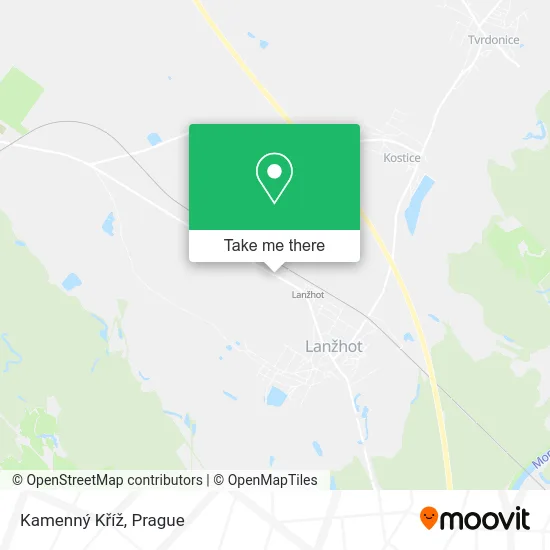 Kamenný Kříž map