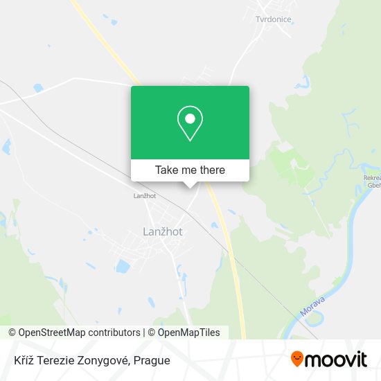 Kříž Terezie Zonygové map