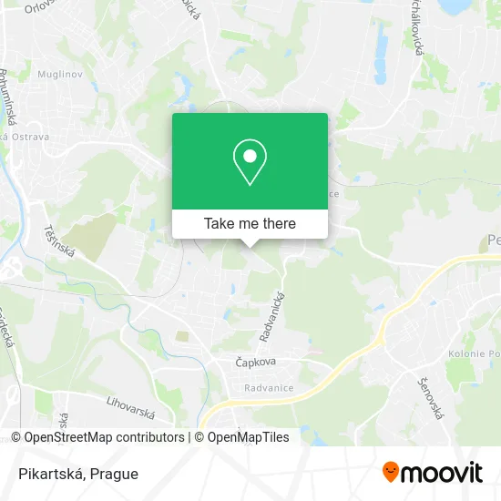 Карта Pikartská