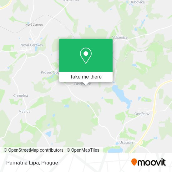 Památná Lípa map