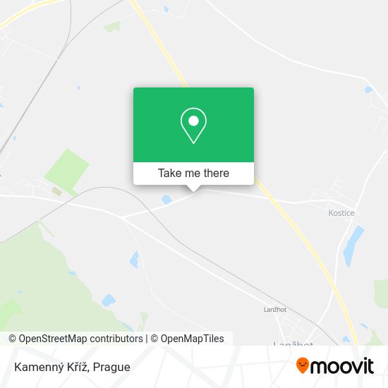 Kamenný Kříž map