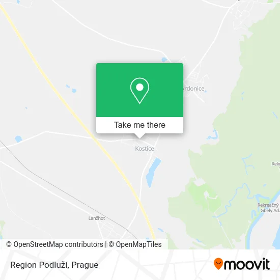 Карта Region Podluží