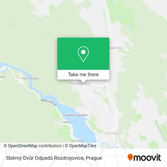Sběrný Dvůr Odpadů Rozdrojovice map