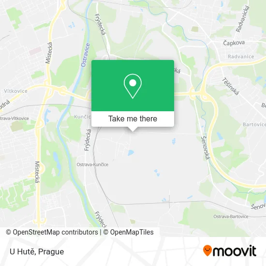 Карта U Hutě