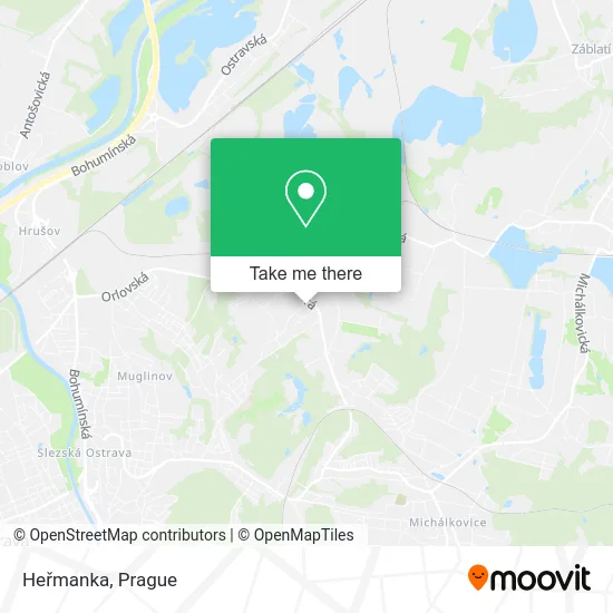 Карта Heřmanka