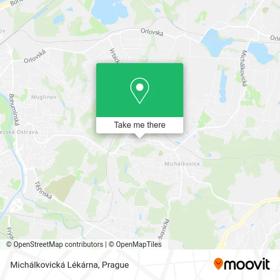 Карта Michálkovická Lékárna