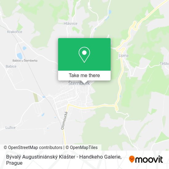 Bývalý Augustiniánský Klášter - Handkeho Galerie map