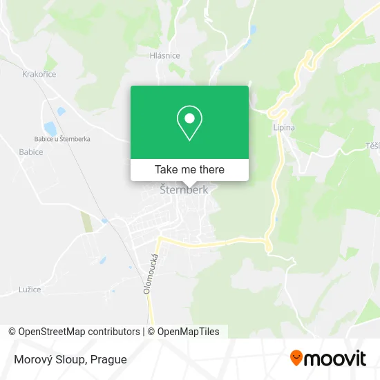 Карта Morový Sloup