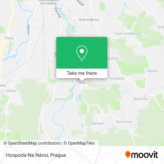 Карта Hospoda Na Návsi