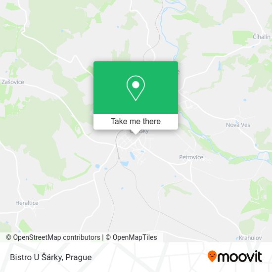 Bistro U Šárky map