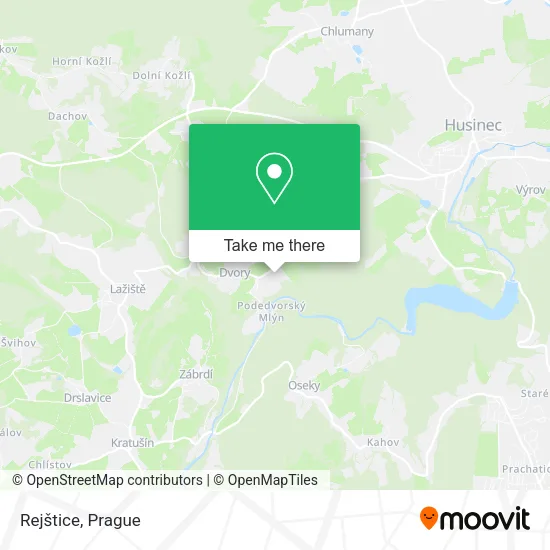 Карта Rejštice