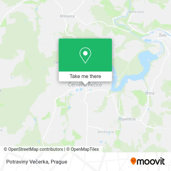 Карта Potraviny Večerka