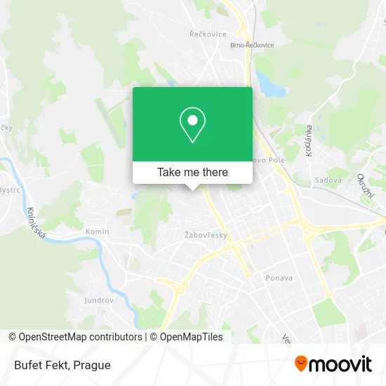 Карта Bufet Fekt