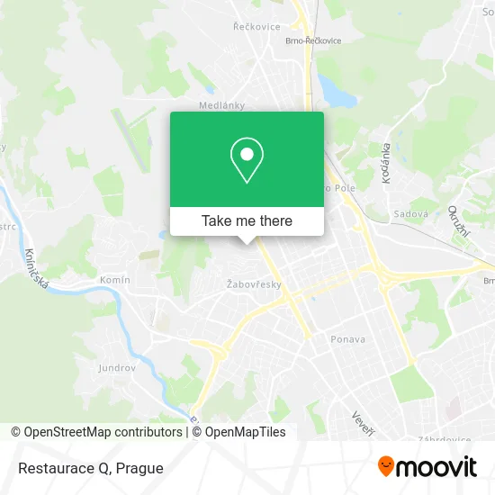 Карта Restaurace Q