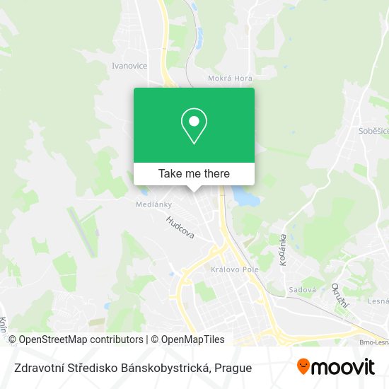 Zdravotní Středisko Bánskobystrická map