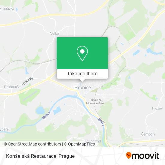 Карта Konšelská Restaurace