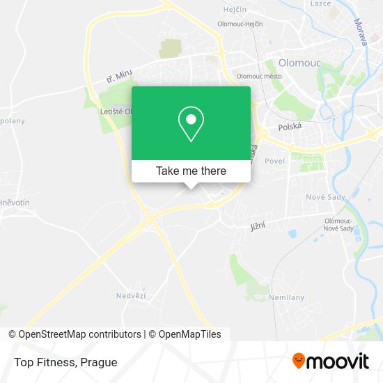 Top Fitness map