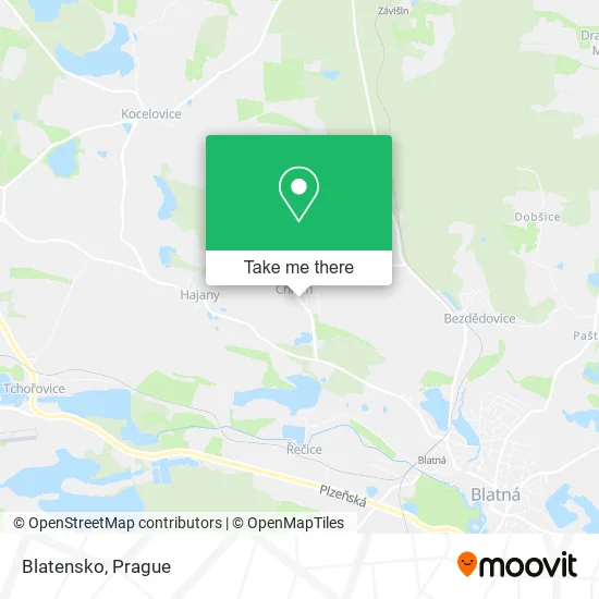 Карта Blatensko