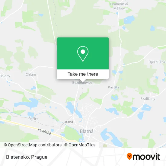 Карта Blatensko