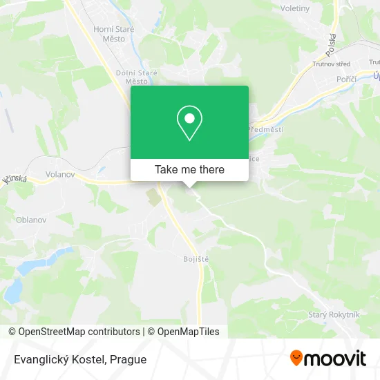 Evanglický Kostel map