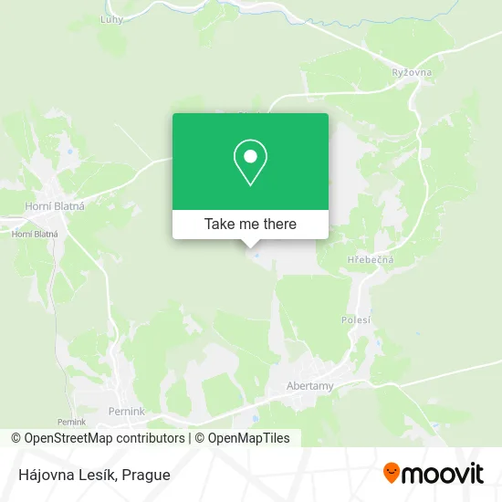 Карта Hájovna Lesík