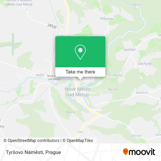 Tyršovo Náměstí map