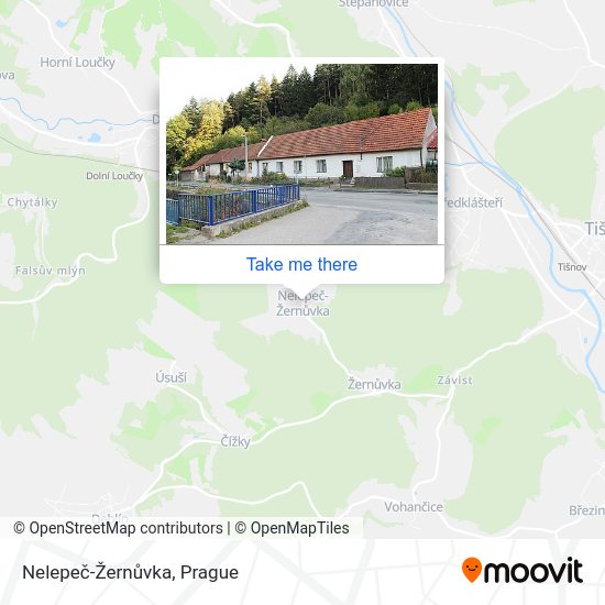 Nelepeč-Žernůvka map