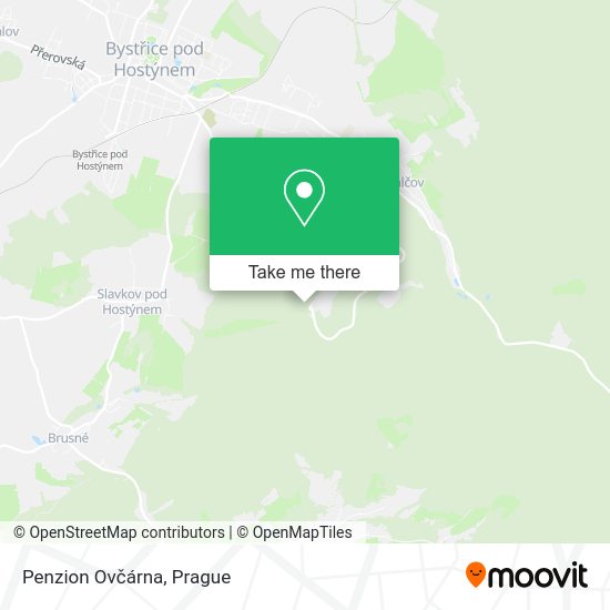 Penzion Ovčárna map