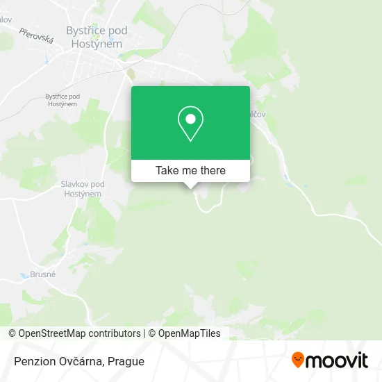 Карта Penzion Ovčárna