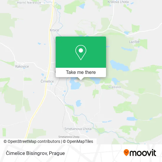 Карта Čimelice Bisingrov