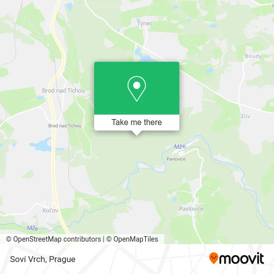 Карта Soví Vrch