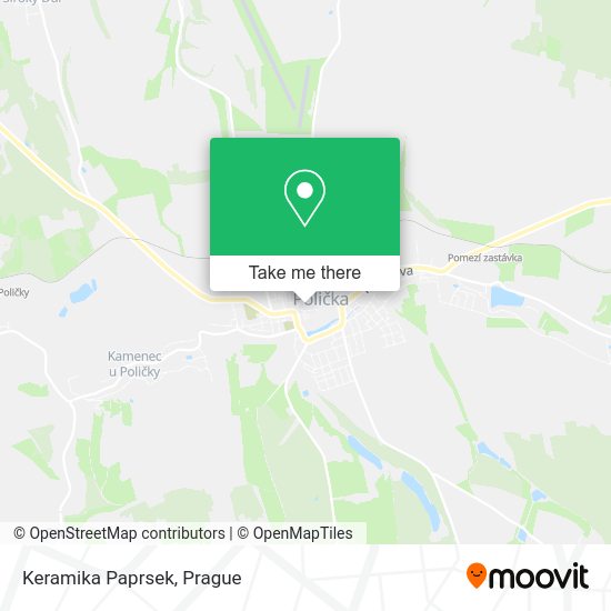 Карта Keramika Paprsek