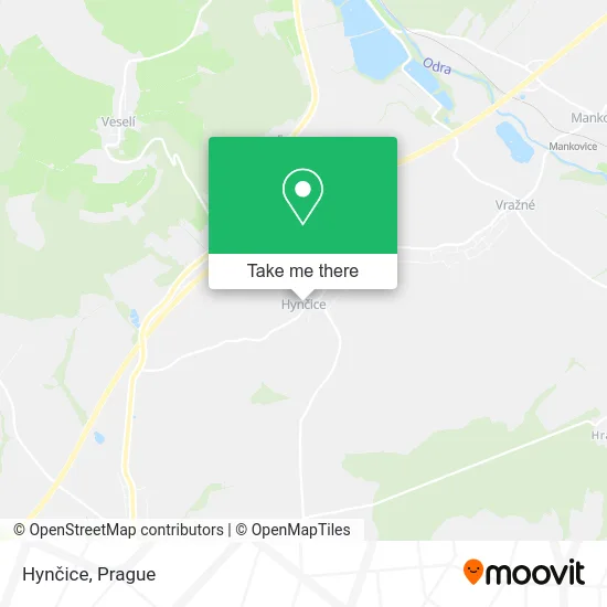 Карта Hynčice
