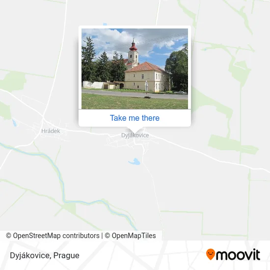 Карта Dyjákovice