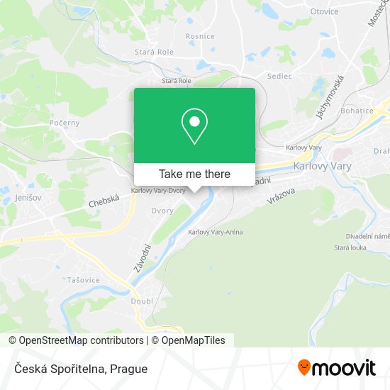Česká Spořitelna map
