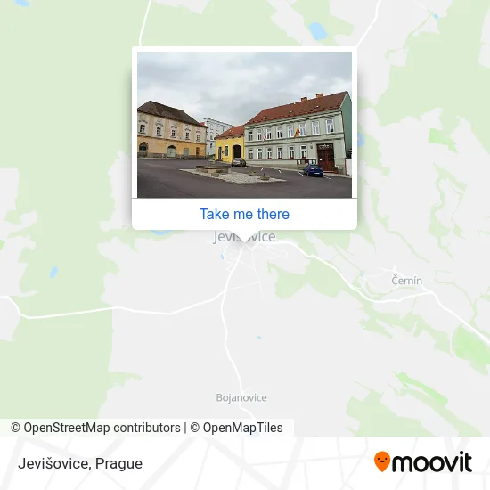 Карта Jevišovice
