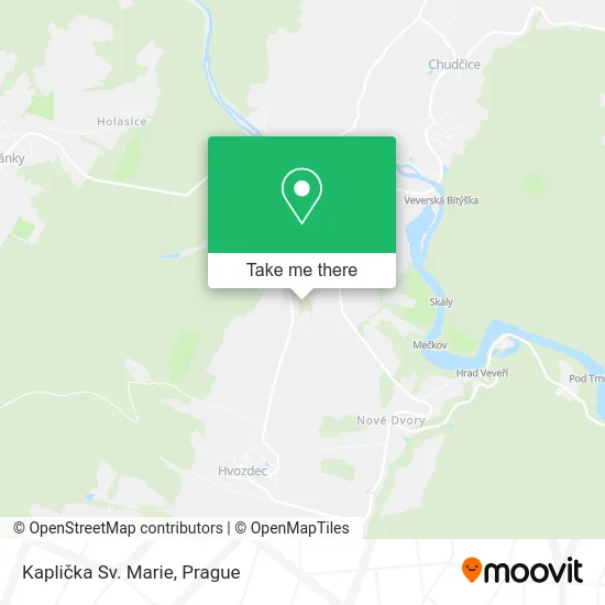 Карта Kaplička Sv. Marie