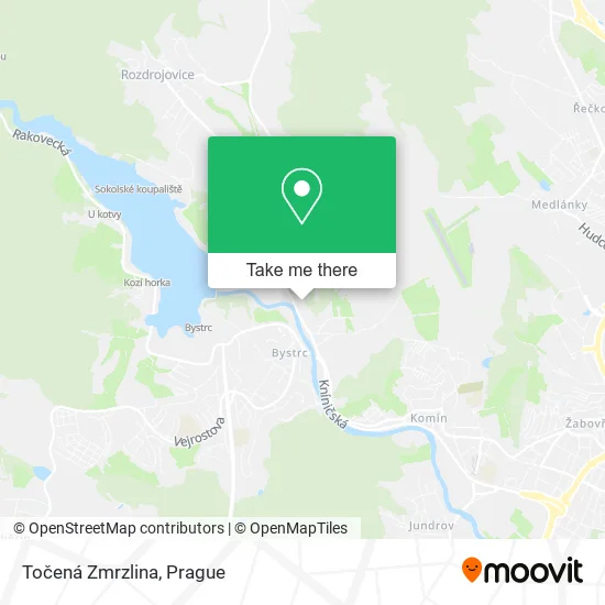 Карта Točená Zmrzlina