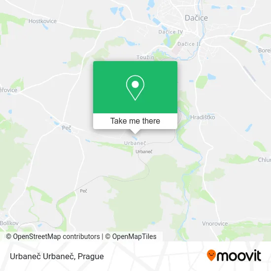 Карта Urbaneč Urbaneč