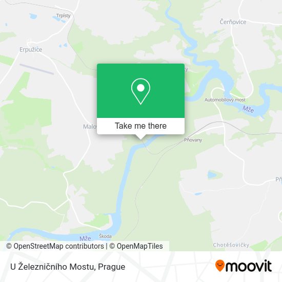 U Železničního Mostu map