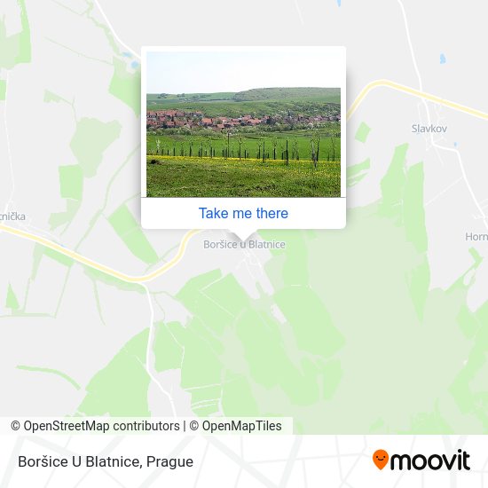 Карта Boršice U Blatnice